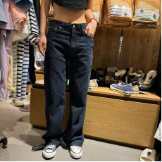 Who.A.U No.A5 Lightweight Wide Denim(F) [韓國連線 D]‎