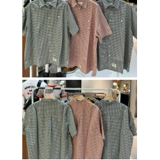 What it isn't No.W3 Shumu Wappen Check Short Sleeve Shirt [韓國連線 D]