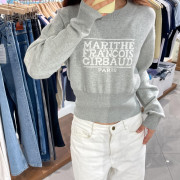 Marithe Francois Girbaud No.M3 CLassic Logo Crop Knit [韓國連線 D]