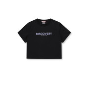 Discovery No.A22 Typo Crop T-Shirts [韓國連線 D]