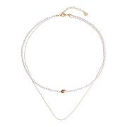 DANA BURTON No.31  3mm Coy Pearl Layered Necklace [韓國連線]