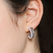 DANA BURTON No.38 CAMILLA BRAID HOOP EARRINGS  [韓國連線]