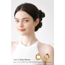 DANA BURTON No.46 Mini Triple Circle Earrings [韓國連線]