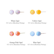 DANA BURTON No.47 Opal Aurora Jewelry Ball Earring [韓國連線]