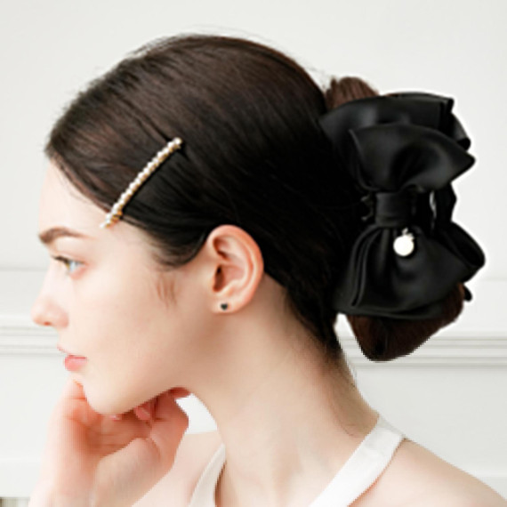 DANA BURTON No.70 Kelly Satin Ribbon Hair Claw Clip [韓國連線]