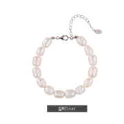 DANA BURTON No.83 Mystic Freshwater Pearl 8mm Set (Necklace+Bracelet) [韓國連線]