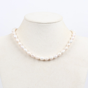 DANA BURTON No.83 Mystic Freshwater Pearl 8mm Set (Necklace+Bracelet) [韓國連線]