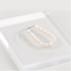 DANA BURTON No.83 Mystic Freshwater Pearl 8mm Set (Necklace+Bracelet) [韓國連線]