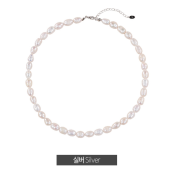 DANA BURTON No.83 Mystic Freshwater Pearl 8mm Set (Necklace+Bracelet) [韓國連線]