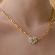 DANA BURTON No.84 Pear Flower Set (Necklace+Bracelet+Earring) [韓國連線]