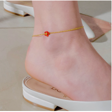 DANA BURTON No.88 Red Petit jasmine Set (Ring+Anklet) [韓國連線]