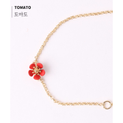 DANA BURTON No.88 Red Petit jasmine Set (Ring+Anklet) [韓國連線]