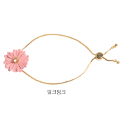 DANA BURTON No.89 Daisy Flower Set (Bracelet+Earring) [韓國連線]