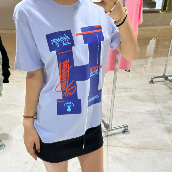 Hanahaii No.4 RTW H Bridge Short Tee [韓國連線D]