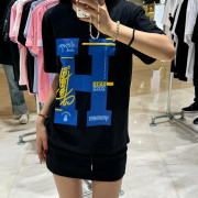 Hanahaii No.4 RTW H Bridge Short Tee [韓國連線D]