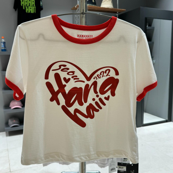 Hanahaii No.18 Heart Logo Tee [韓國連線D]