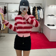 Kirsh No.12 Small Cherry Cable Crop Knit [韓國連線D]