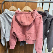 Marithe Francois Girbaud W Classic Logo Crop Hoodie Zipup [韓國連線 D]