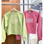 Marithe Francois Girbaud W Classic Logo Crop Sweatshirt [韓國連線 D]