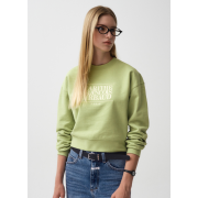 Marithe Francois Girbaud W Classic Logo Crop Sweatshirt [韓國連線 D]