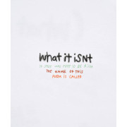 What it isn't No.W26 Graffiti Sleeve T-Shirt [韓國連線 D]