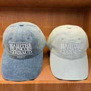 Marithe Francois Girbaud Denim Washing Classic Logo Ball Cap [韓國連線 D]