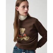 Marithe Francois Girbaud W DOODLE BEAR CROP SWEATSHIRT [韓國連線 D]