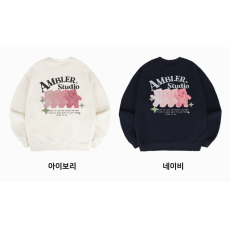 Ambler A5 Approaching Love Bear Overfit Brushed Sweatshirt [韓國連線 D]