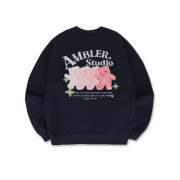 Ambler A5 Approaching Love Bear Overfit Brushed Sweatshirt [韓國連線 D]