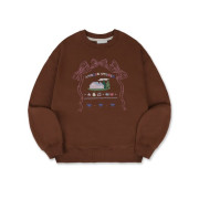 Ambler A11 Ribbon House Overfit Brushed Sweatshirt [韓國連線 D]