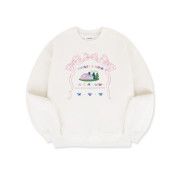 Ambler A11 Ribbon House Overfit Brushed Sweatshirt [韓國連線 D]