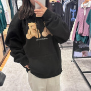 Ambler A12 Big Twin Bear Overfit Hoodie [韓國連線 D]