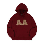 Ambler A12 Big Twin Bear Overfit Hoodie [韓國連線 D]