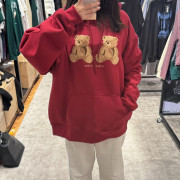 Ambler A12 Big Twin Bear Overfit Hoodie [韓國連線 D]