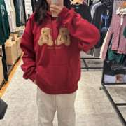 Ambler A12 Big Twin Bear Overfit Hoodie [韓國連線 D]