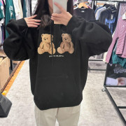 Ambler A12 Big Twin Bear Overfit Hoodie [韓國連線 D]