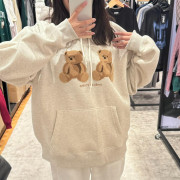 Ambler A12 Big Twin Bear Overfit Hoodie [韓國連線 D]