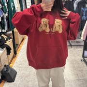 Ambler A12 Big Twin Bear Overfit Hoodie [韓國連線 D]