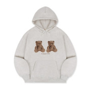 Ambler A12 Big Twin Bear Overfit Hoodie [韓國連線 D]