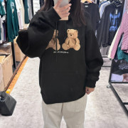 Ambler A12 Big Twin Bear Overfit Hoodie [韓國連線 D]