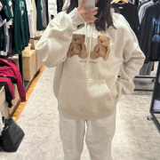 Ambler A12 Big Twin Bear Overfit Hoodie [韓國連線 D]