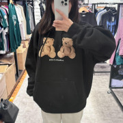 Ambler A12 Big Twin Bear Overfit Hoodie [韓國連線 D]