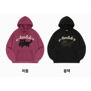 Ambler A18 Black Cat Overfit Hoodie [韓國連線 D]