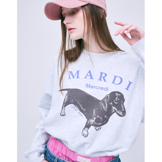 Mardi Mercredi SWEATSHIRT RAGLAN DDANJI [韓國連線W]