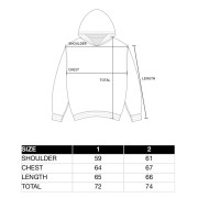 ADLV Blur Sketch Bear Hoodie [韓國連線D]