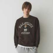 Who.A.U Steve Patch Sweatshirt 不加絨衛衣 [韓國連線 D]‎