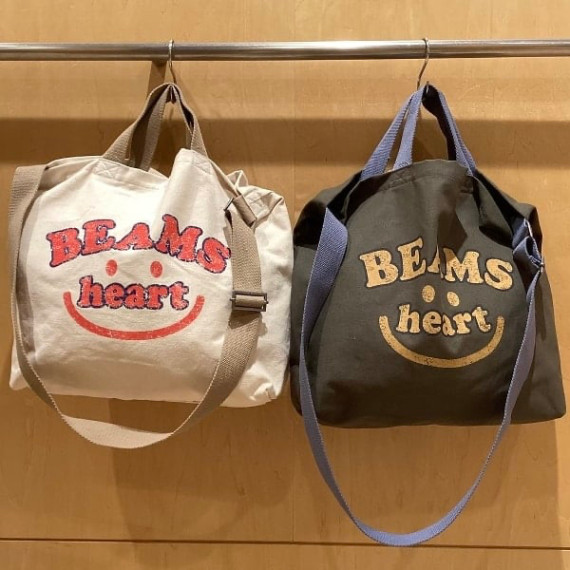 日本直送 BEAMS HEART Logo Bag / 兩色入