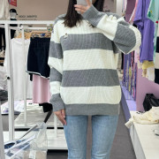 SPAO Men Long Sleeve Stripe Pullover [韓國連線 D] (2409)