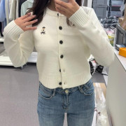 SPAO Women Long Sleeve Crop Cardigan [韓國連線 D] (2409)