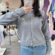 SPAO Women Long Sleeve Crop Cardigan [韓國連線 D] (2409)